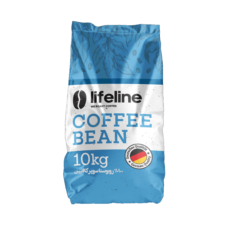 دانه قهوه میکس Super Caffein - روبوستا 100