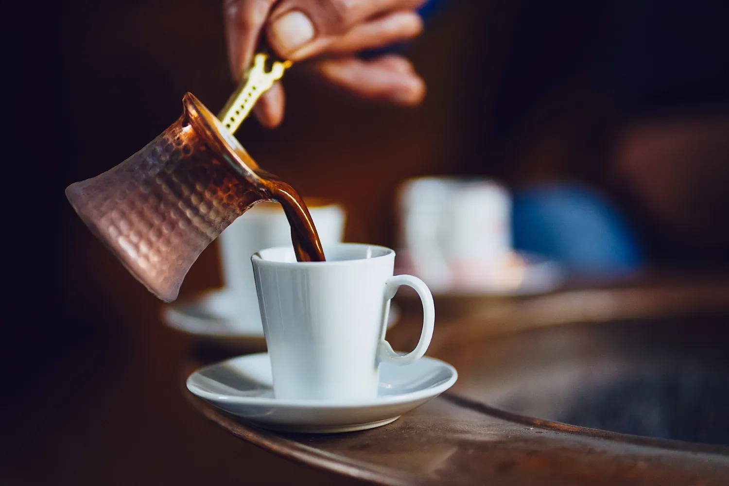 سرو قهوه ترک