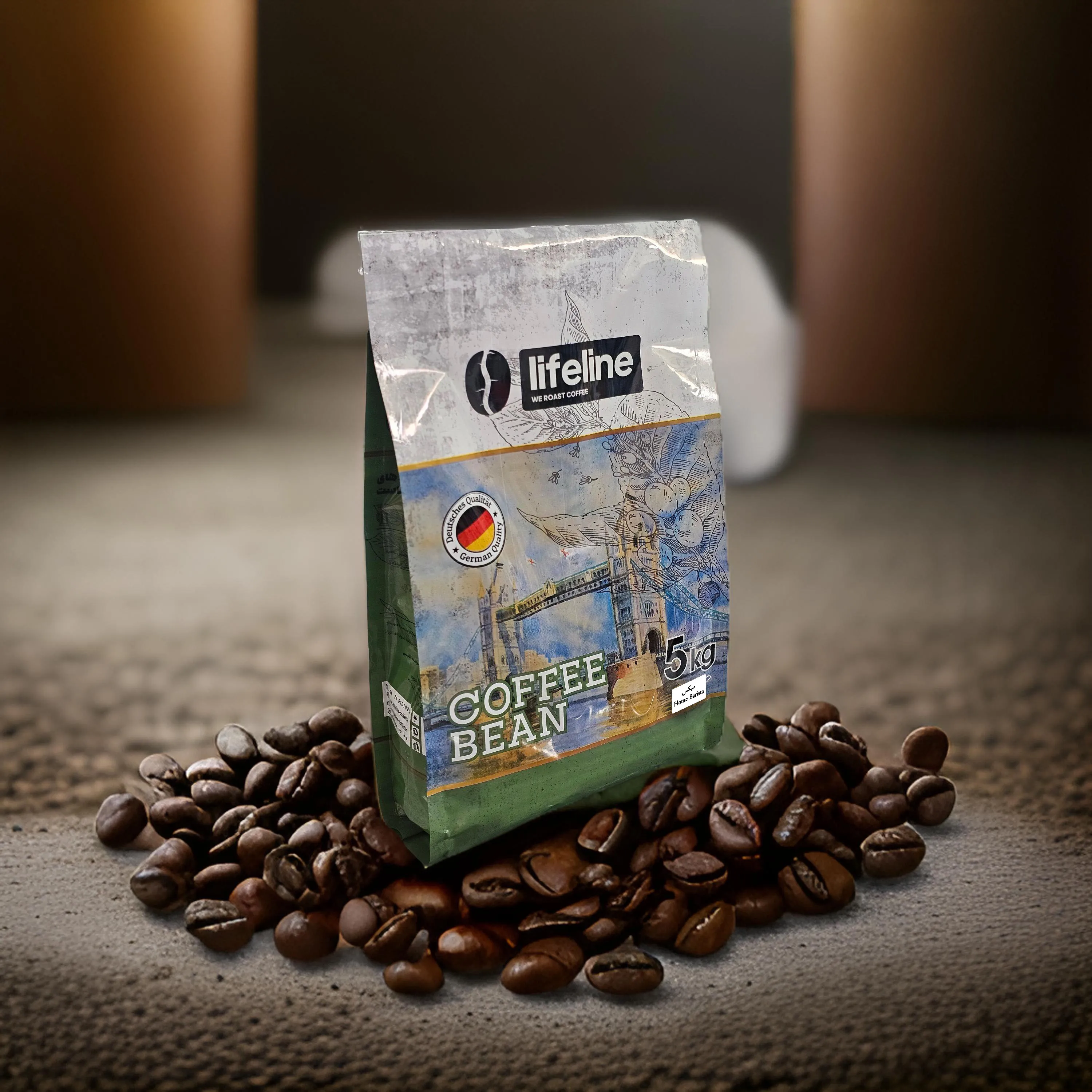 خرید دانه قهوه میکس Home Barista - عربیکا 50 روبوستا 50 - عمده